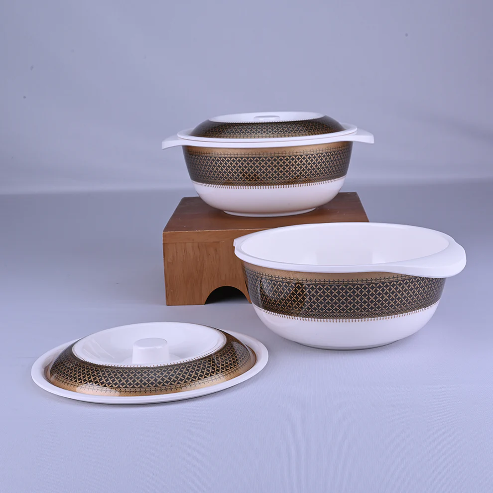31 pc Dinner Set Rnd Gold - Heera