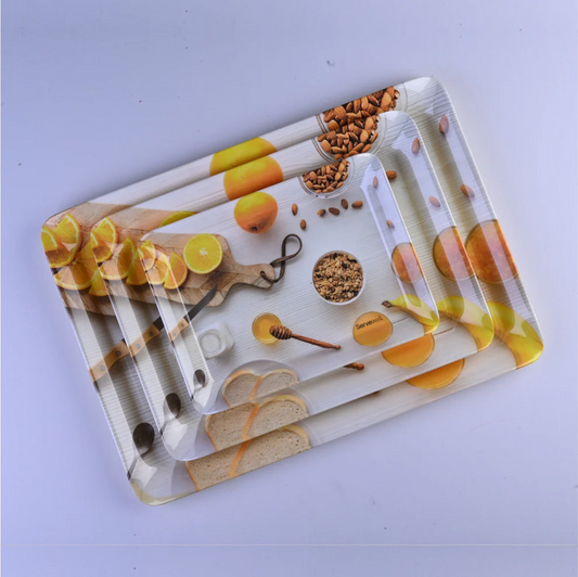 3 pc Tray Set Twin Stylo - Cereal