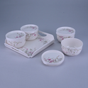 5 Pc Candy Bowl Airtight Serving Set – Wild Flower