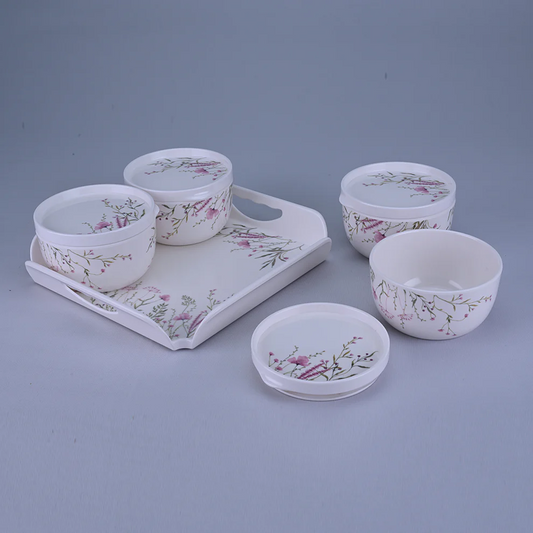 5 Pc Candy Bowl Airtight Serving Set – Wild Flower