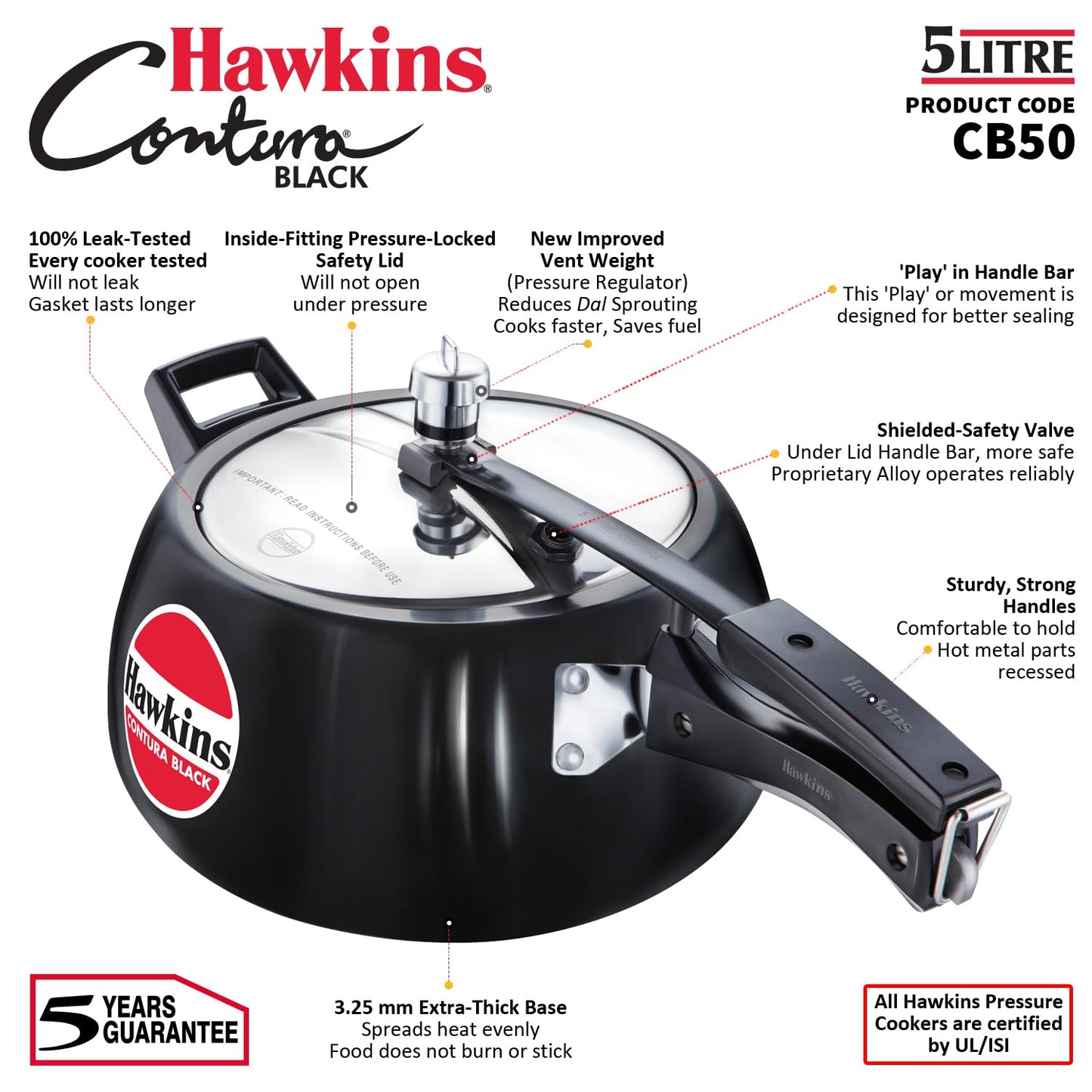 Hawkins-cooker Contura black