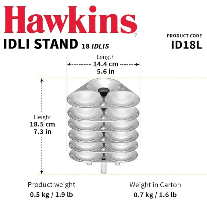 Hawkins Idli Stands 18 PCS