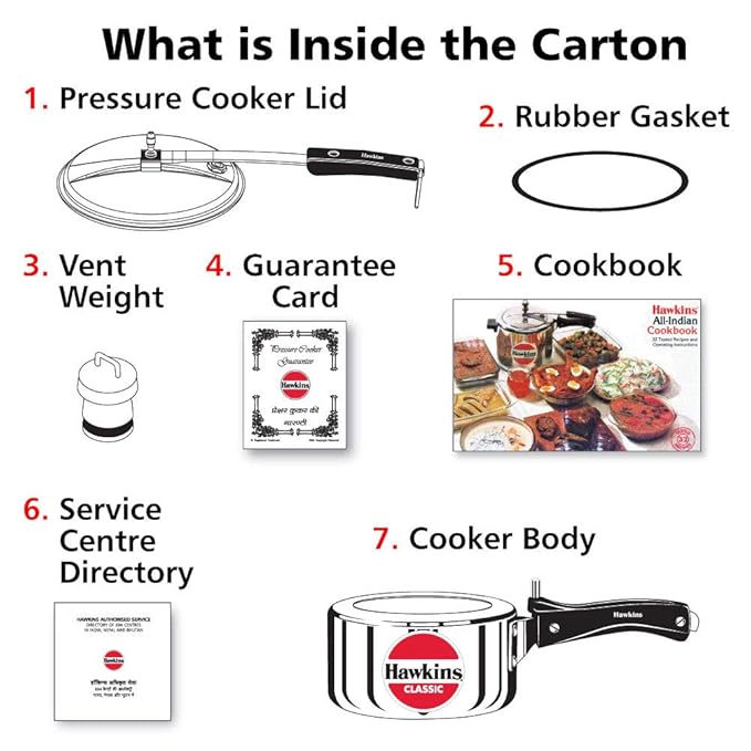 Hawkins Pressure Cooker CLASSIC  1.5 Litre